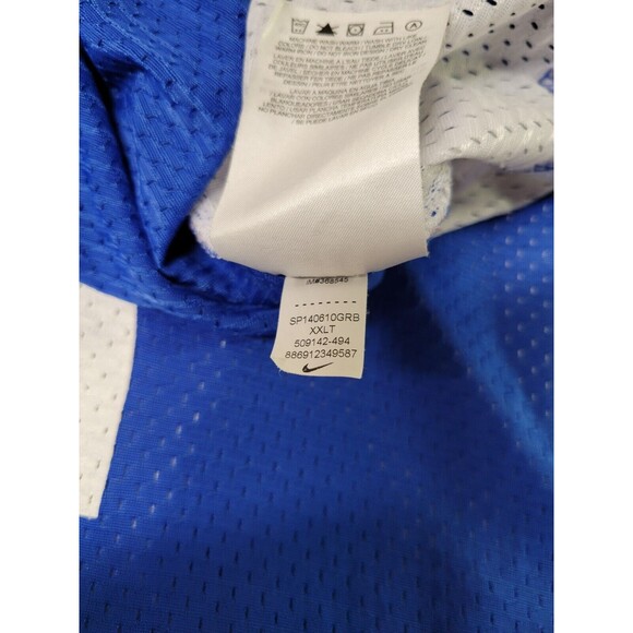 Nike Lebron James EYBL Reversible Basketball Jersey White Blue‎ XXLT - Picture 12 of 13